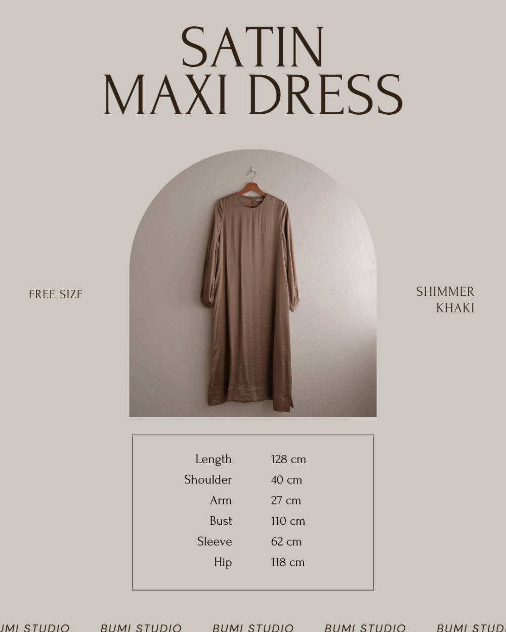 Satin Maxi Dress - Image 8