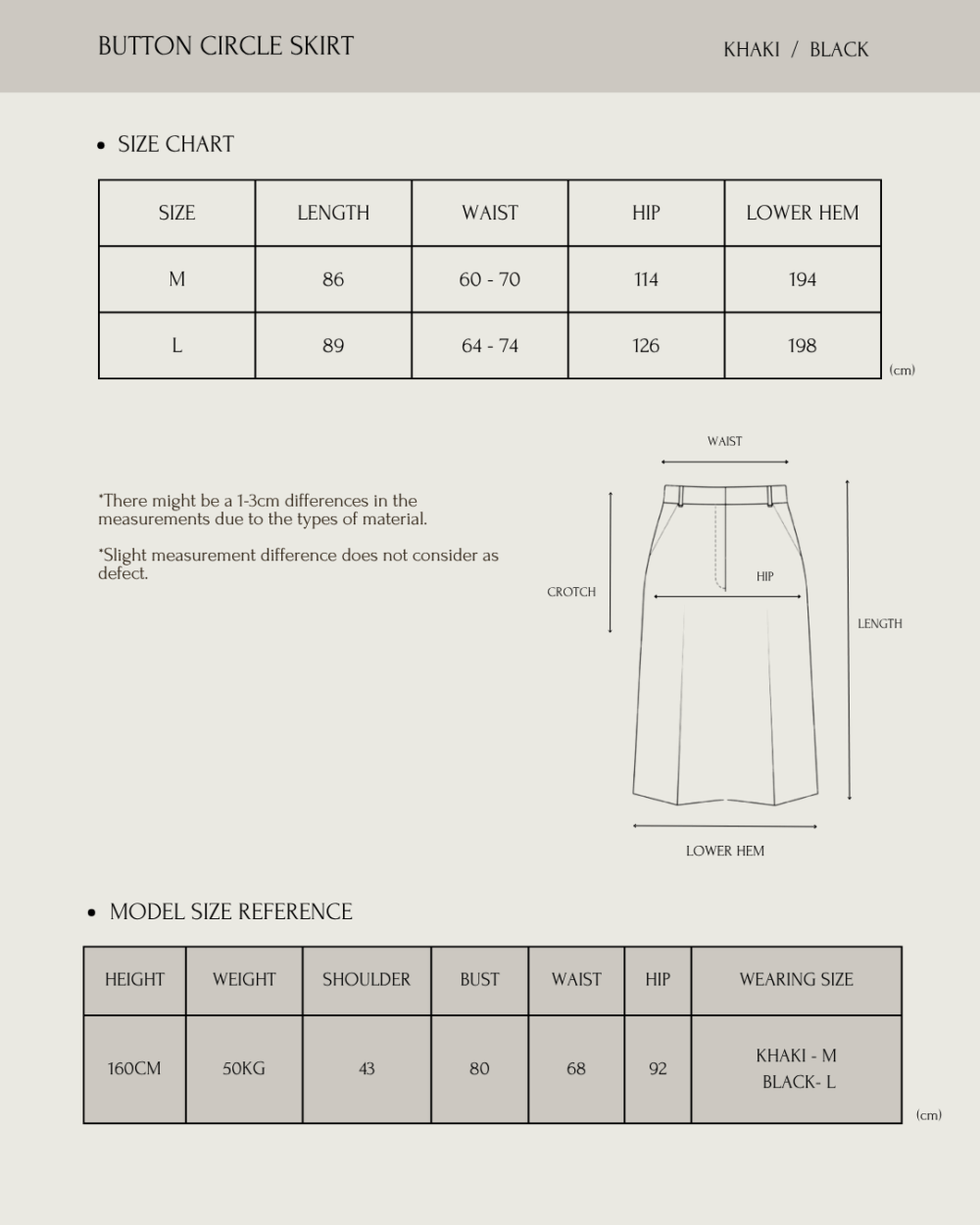 Button Circle Skirt - Image 11