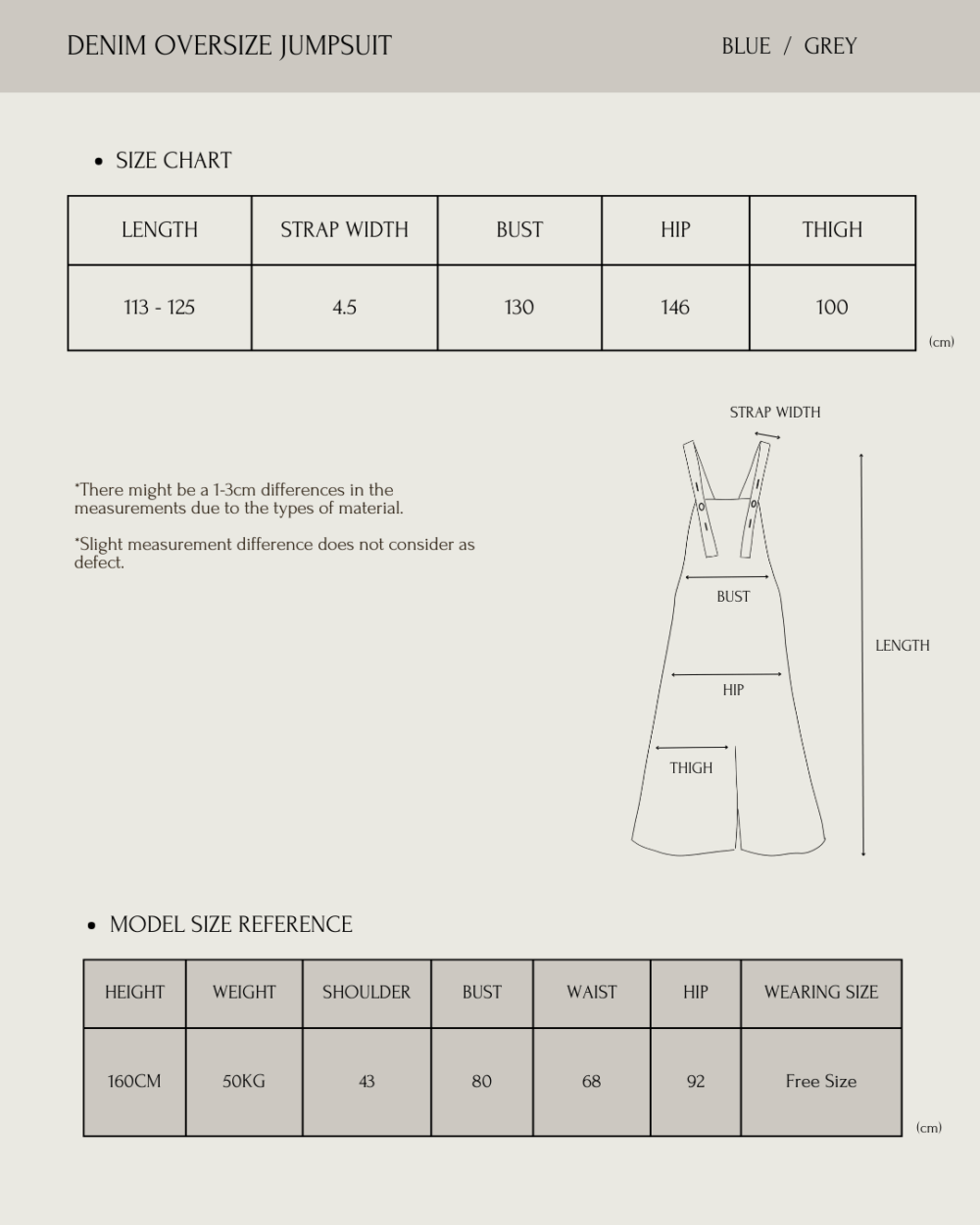 Denim Oversize Jumpsuit - Image 8