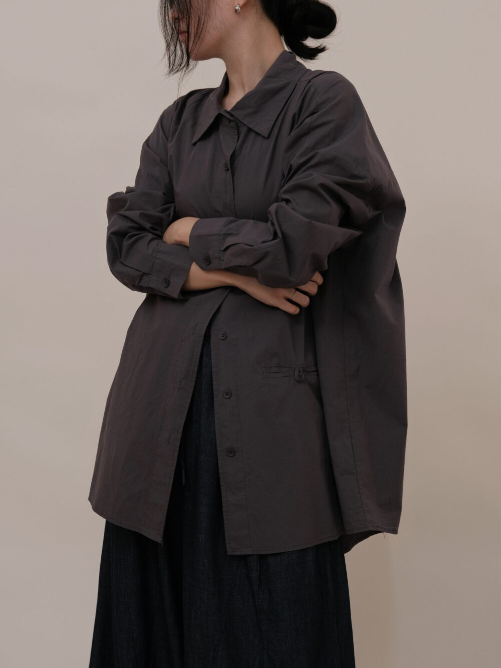Rayon Oversize Shirt - 图片 5