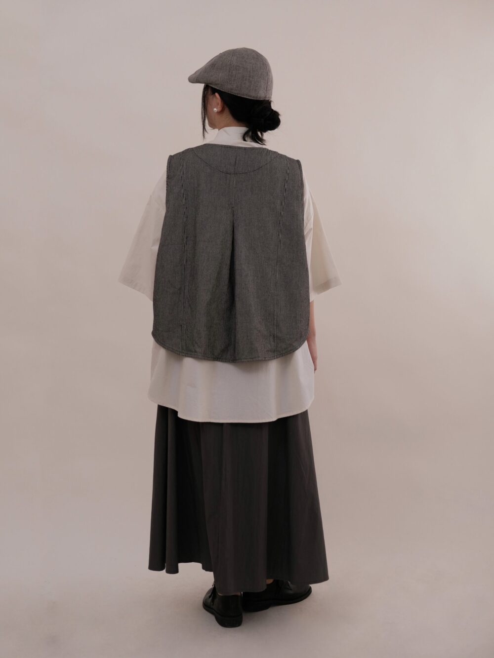 Stripe Button Vest - 图片 3