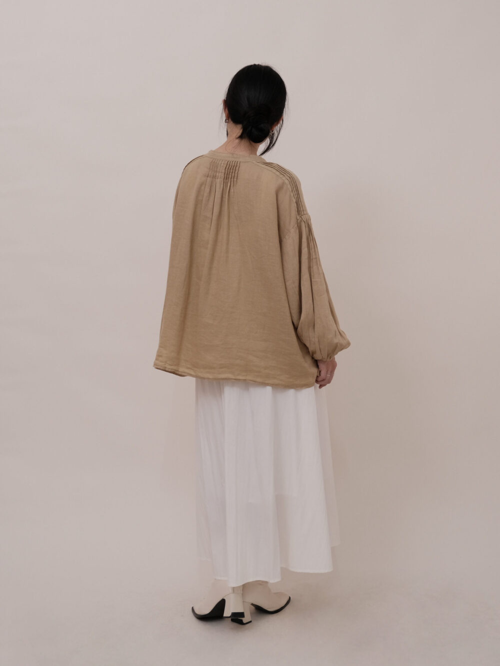 Ramie Pleating Blouse - Image 6