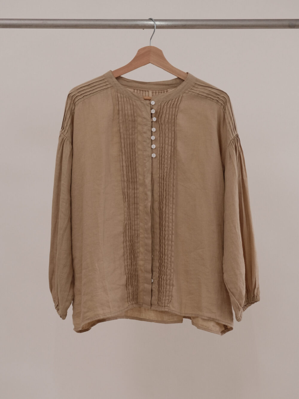 Ramie Pleating Blouse - Image 2
