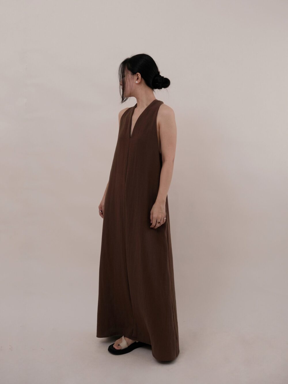Twisted Halter Neck Maxi Dress - 图片 7