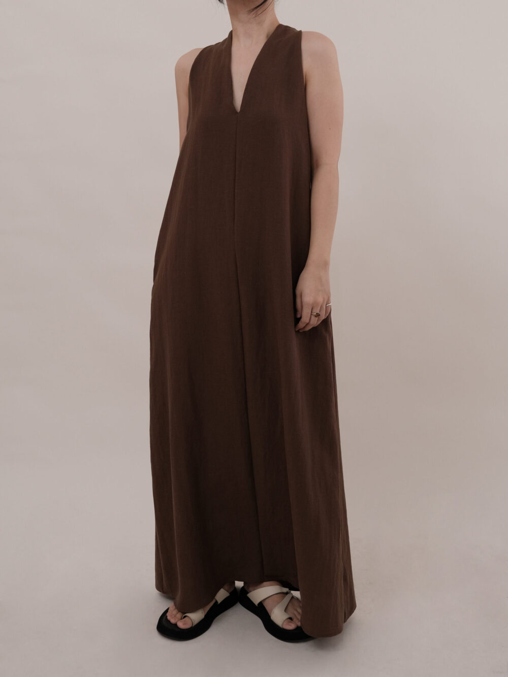 Twisted Halter Neck Maxi Dress - 图片 2
