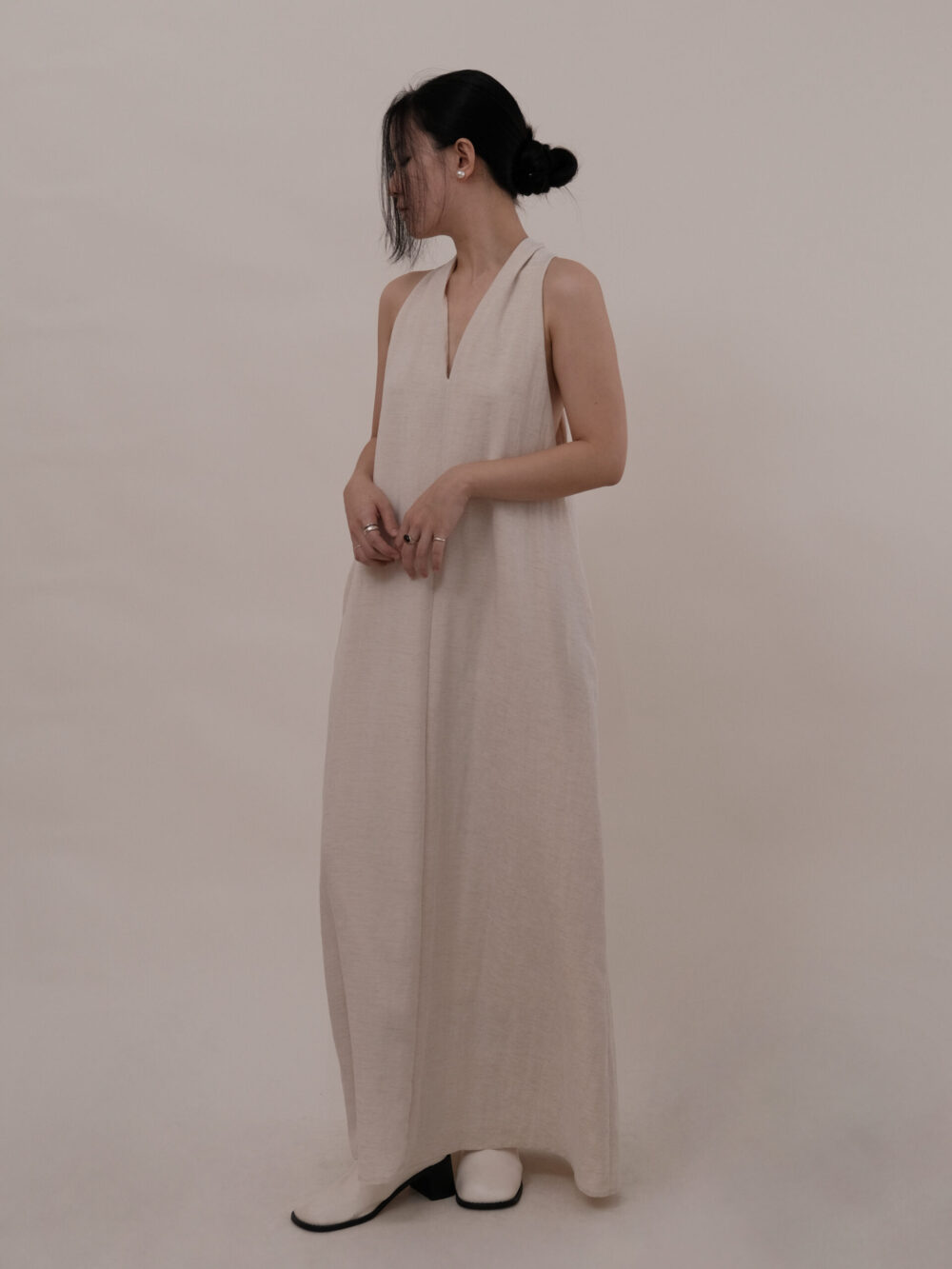 Twisted Halter Neck Maxi Dress - 图片 14