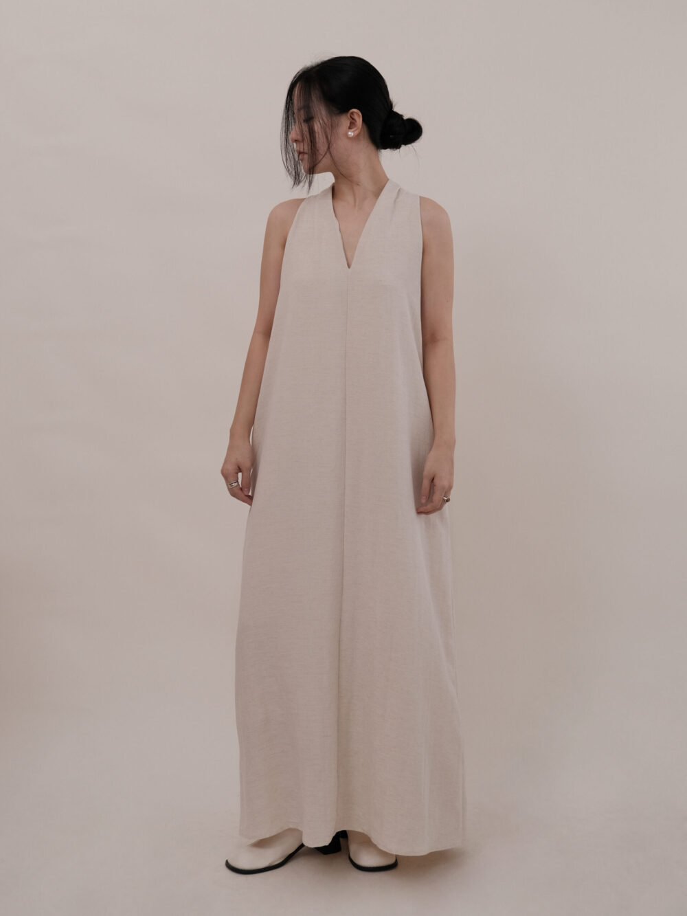 Twisted Halter Neck Maxi Dress - 图片 13