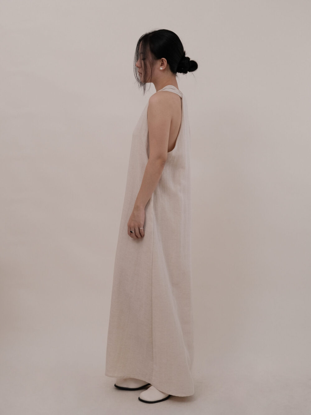 Twisted Halter Neck Maxi Dress - 图片 16