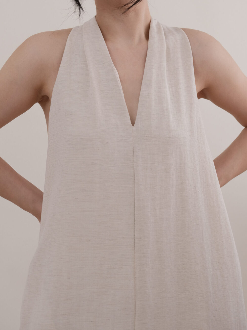 Twisted Halter Neck Maxi Dress - 图片 20