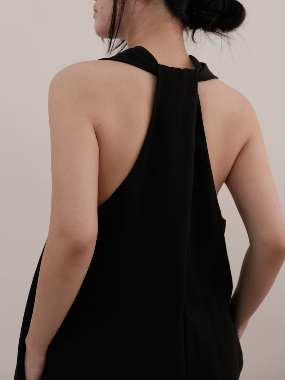 Twisted Halter Neck Maxi Dress - 图片 5