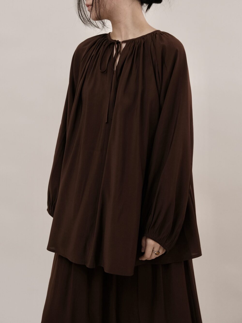 Tencel Two-Ways Blouse