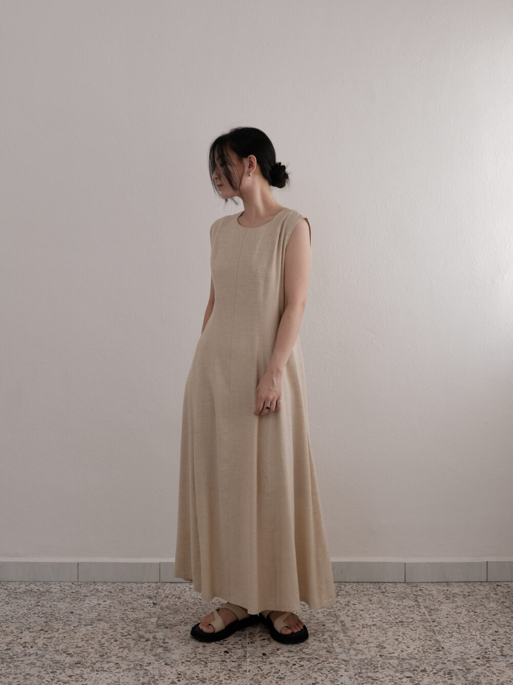 Linen Tank Maxi Dress