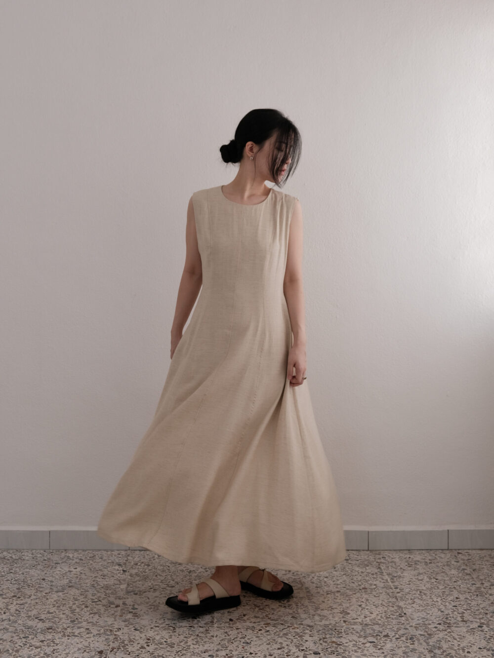 Linen Tank Maxi Dress - Image 5