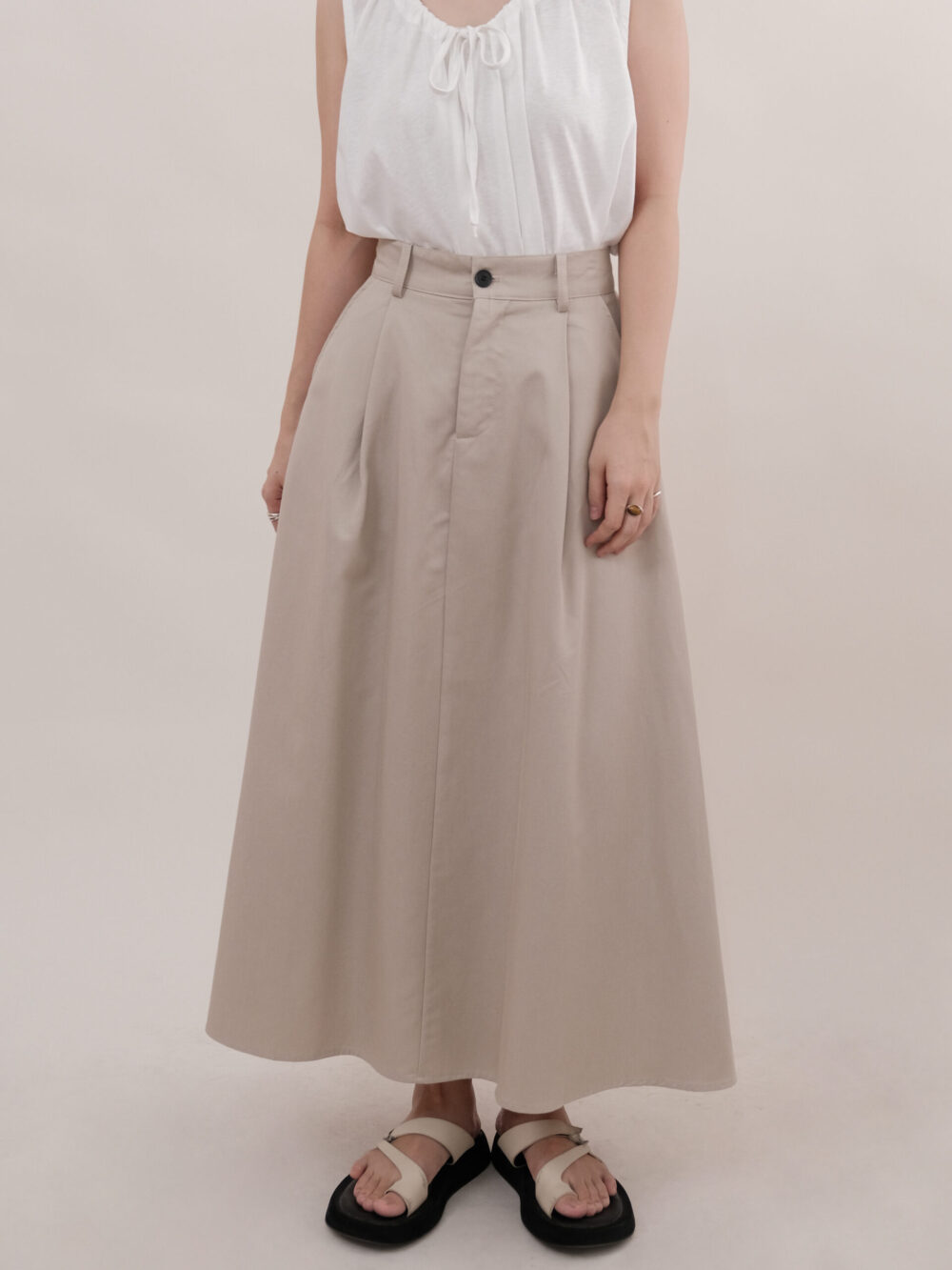 Button Circle Skirt