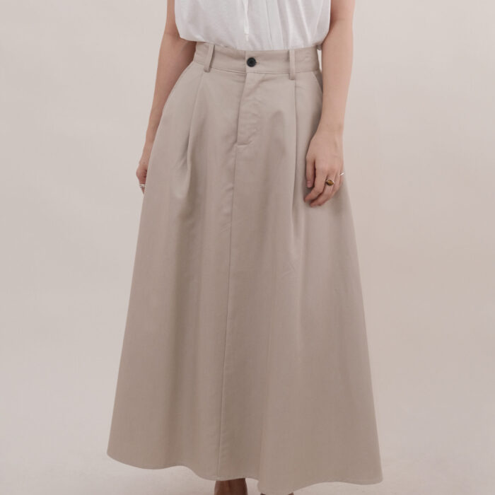 Button Circle Skirt