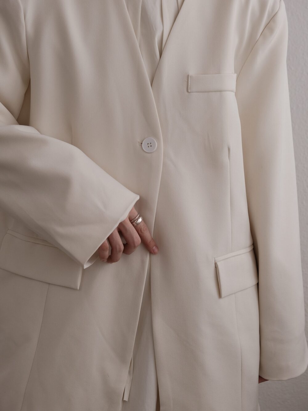 Quartz Collarless Blazer - Image 3