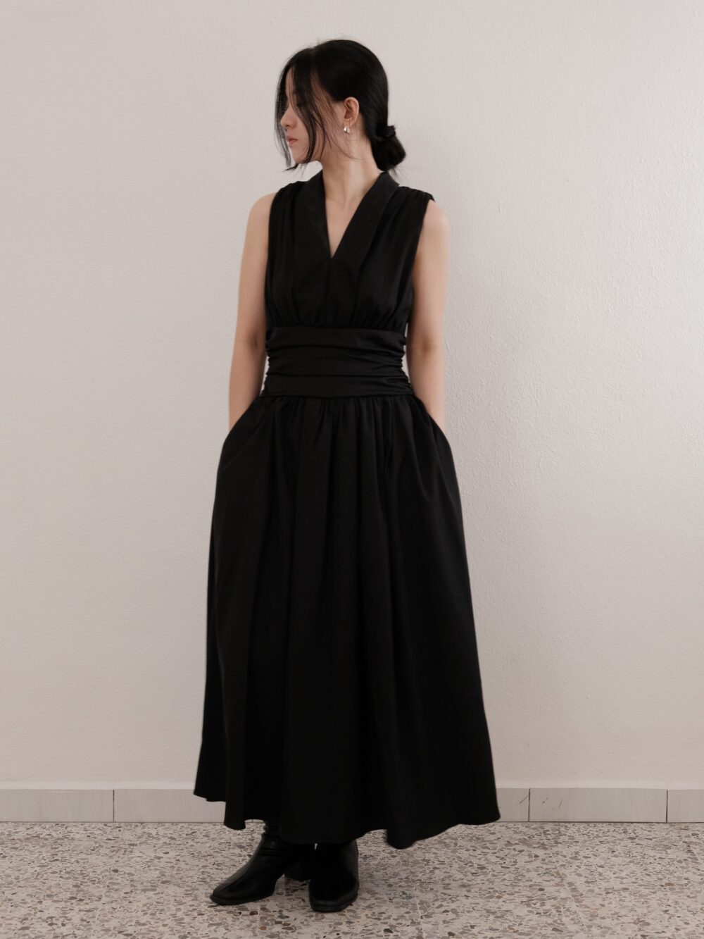 V-neck Corset Dress - 图片 2