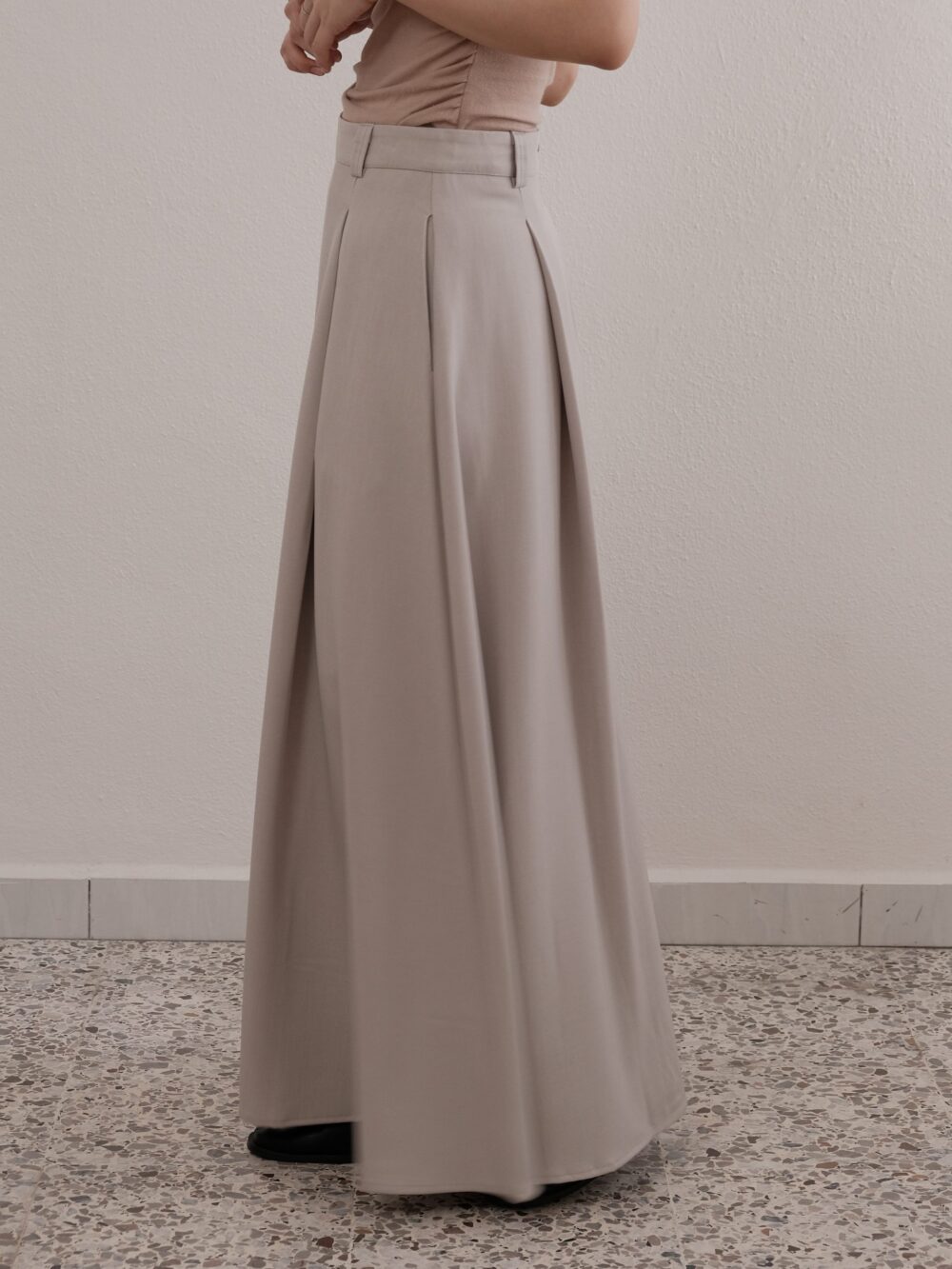Smoky Maxi Skirt in Cloud - 图片 4