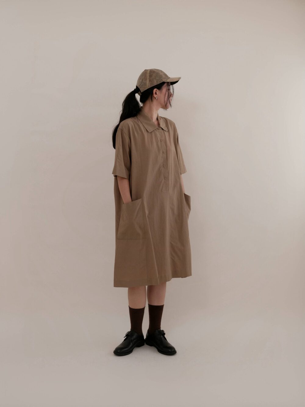 Rayon Relaxed Dress - 图片 2