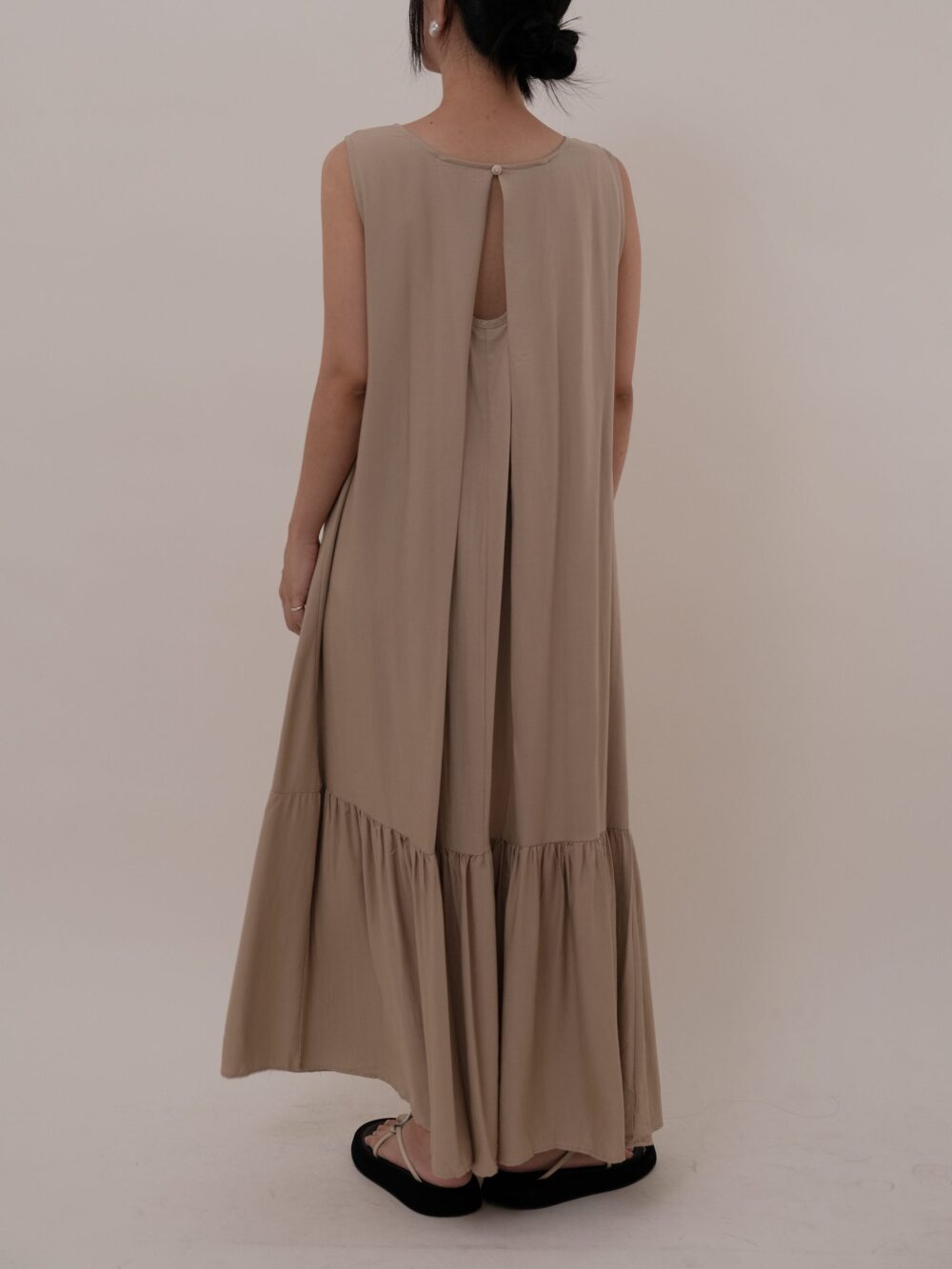 Open Back Rayon Dress