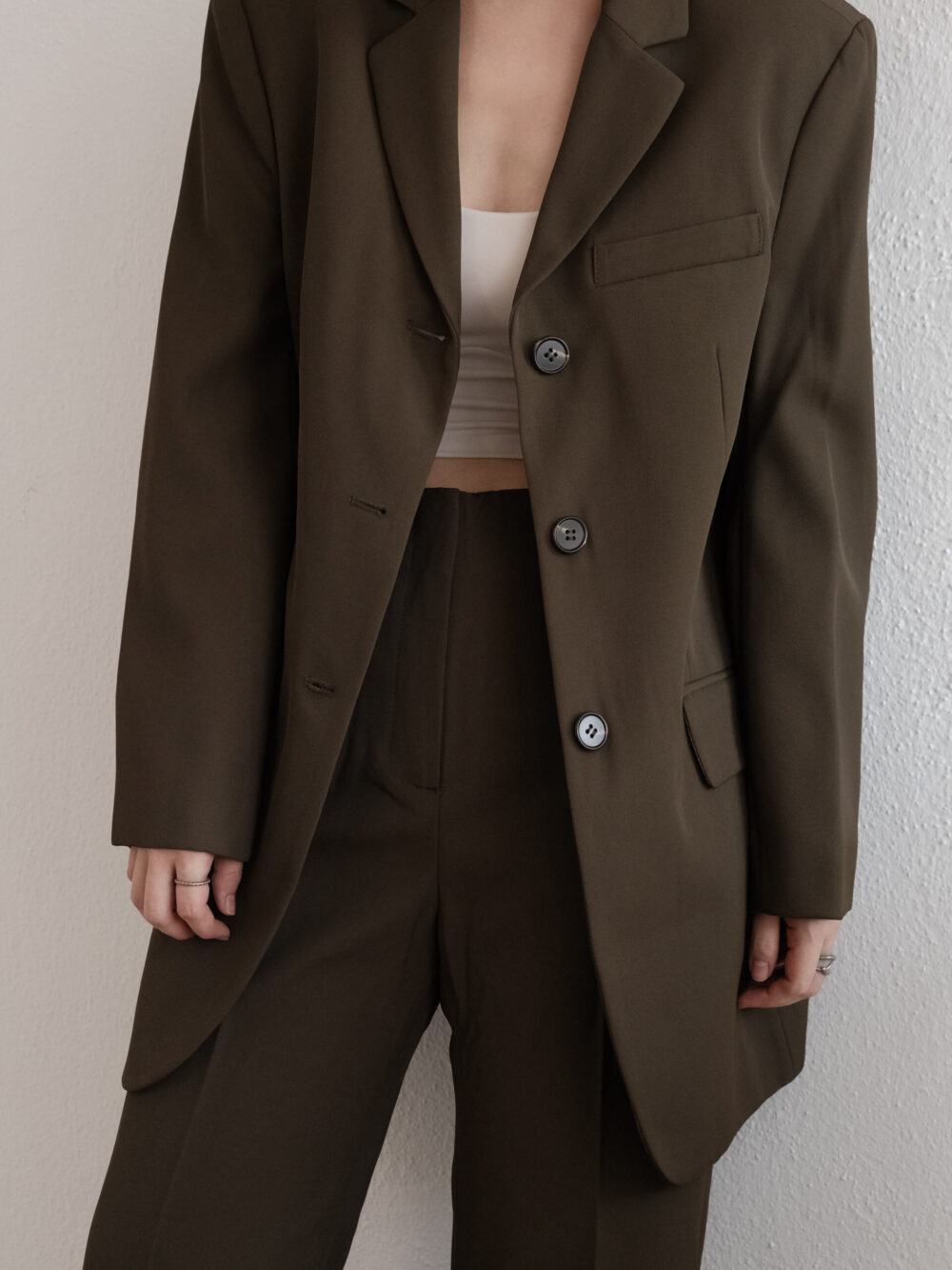Tailored Button Blazer Set - Image 6