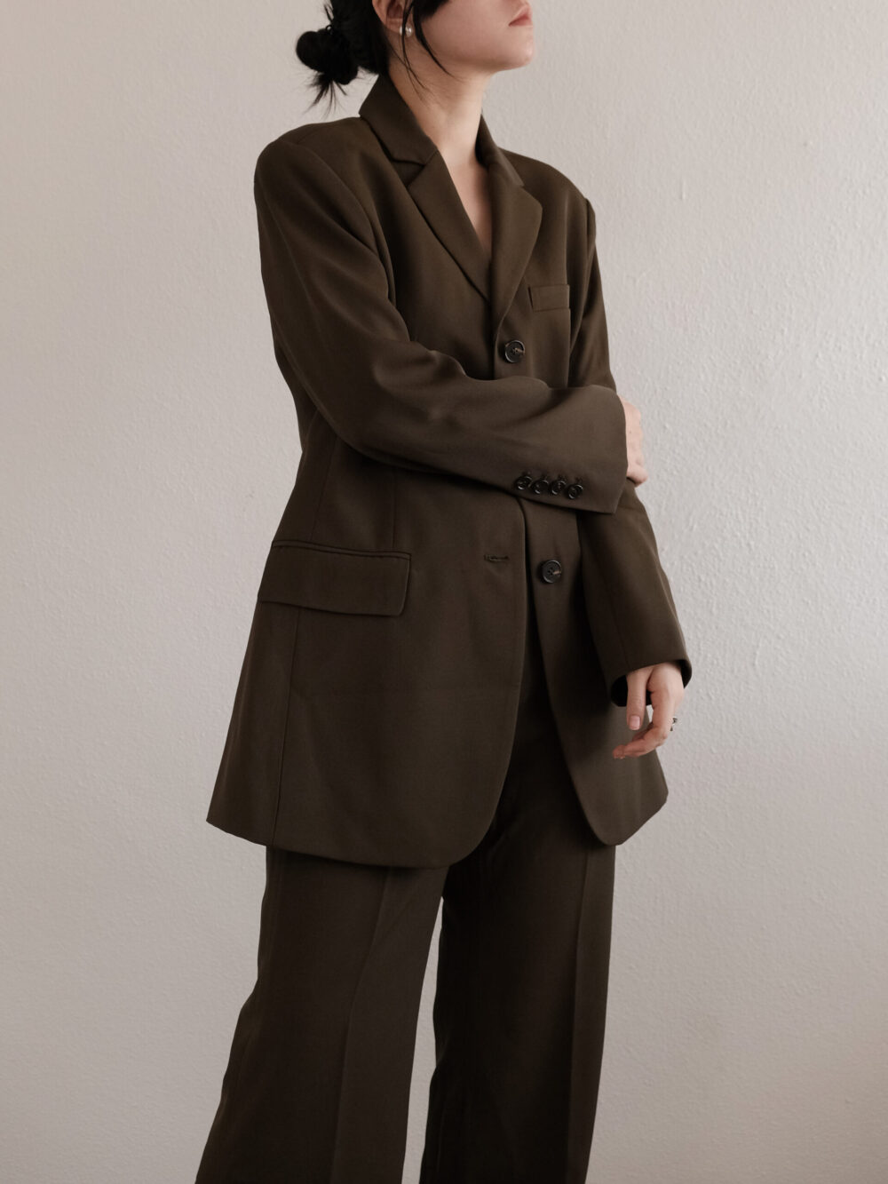 Tailored Button Blazer Set - Image 7