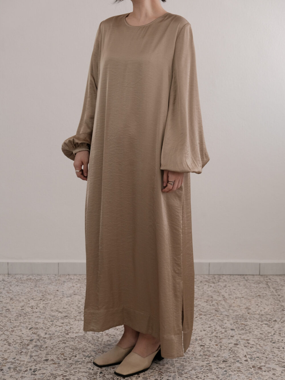 Satin Maxi Dress