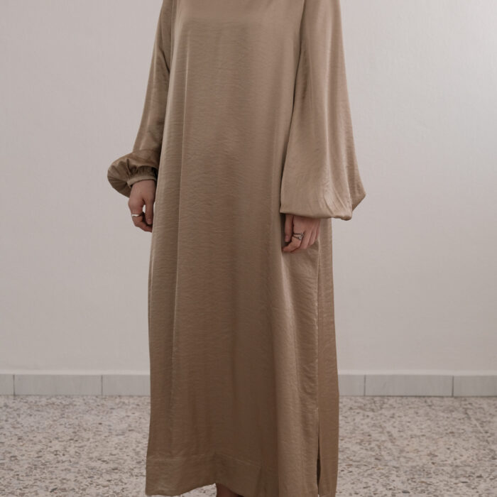 Satin Maxi Dress