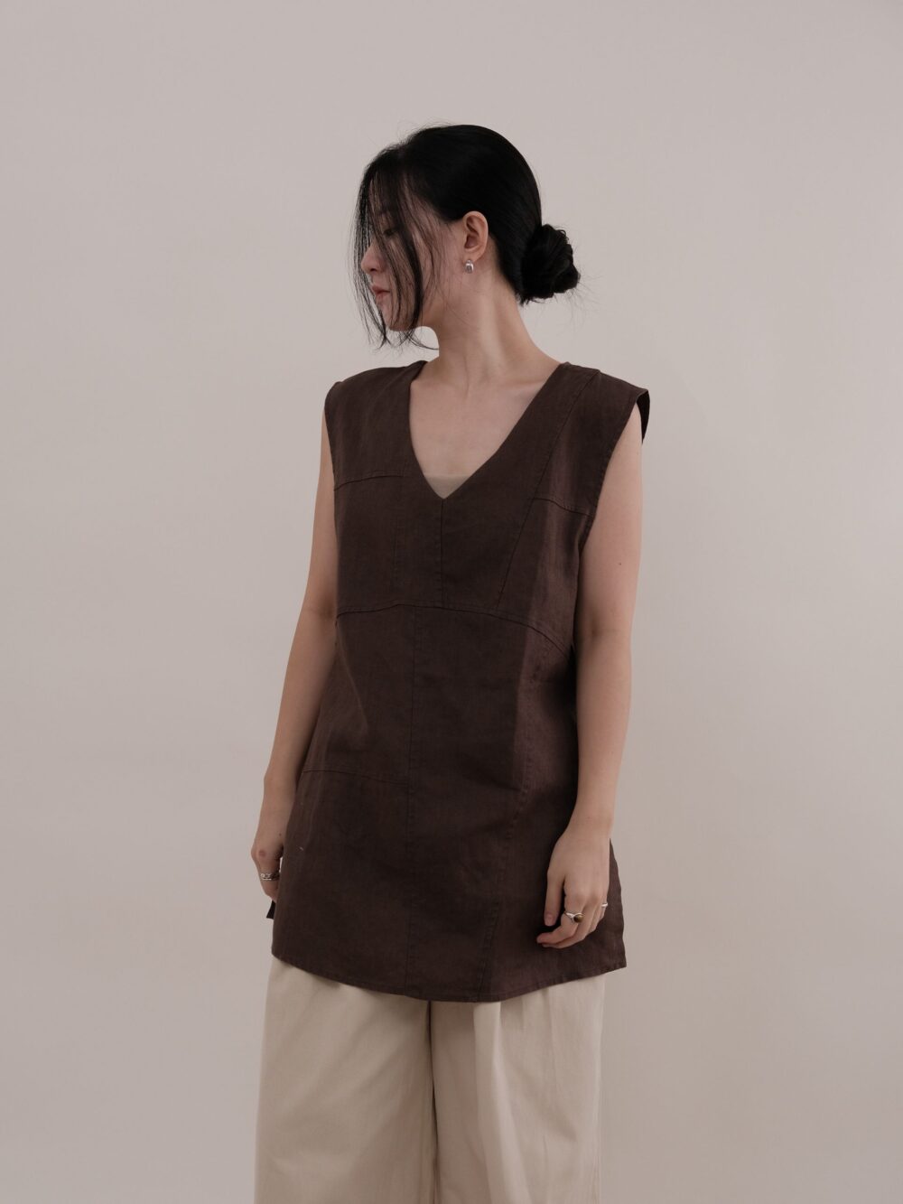 Linen V-Neck Tunic