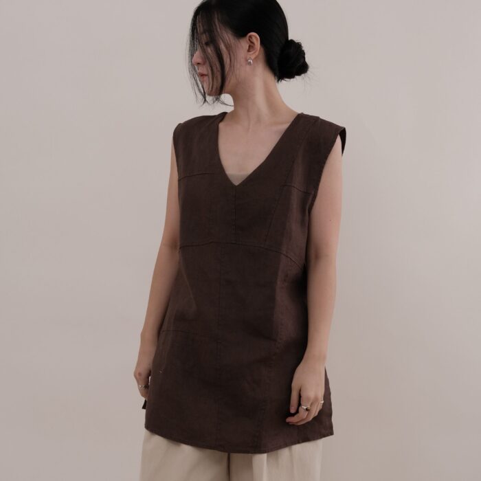 Linen V-Neck Tunic