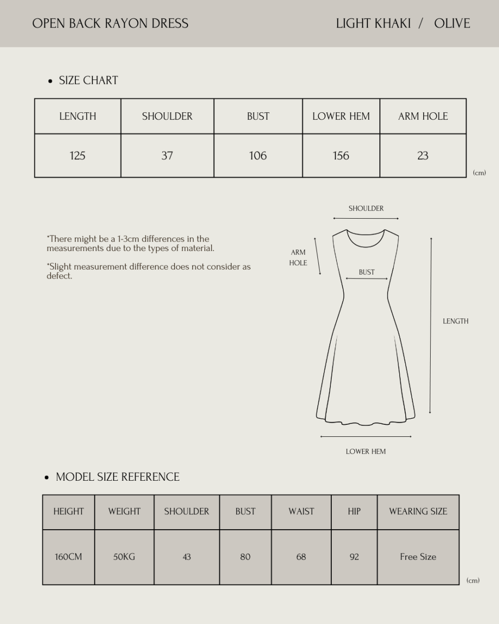 Open Back Rayon Dress - 图片 10