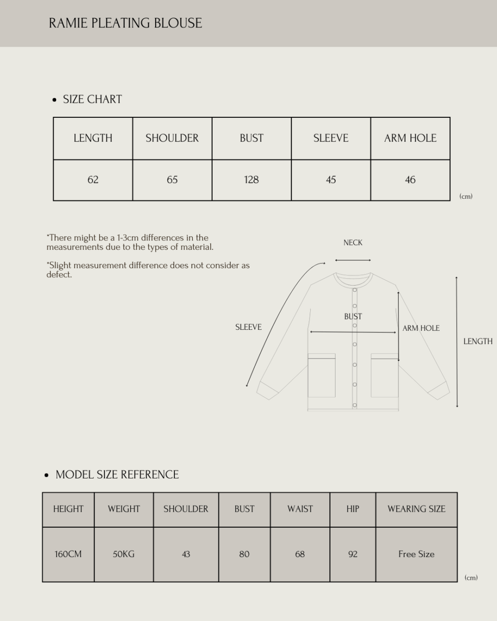 Ramie Pleating Blouse - Image 7