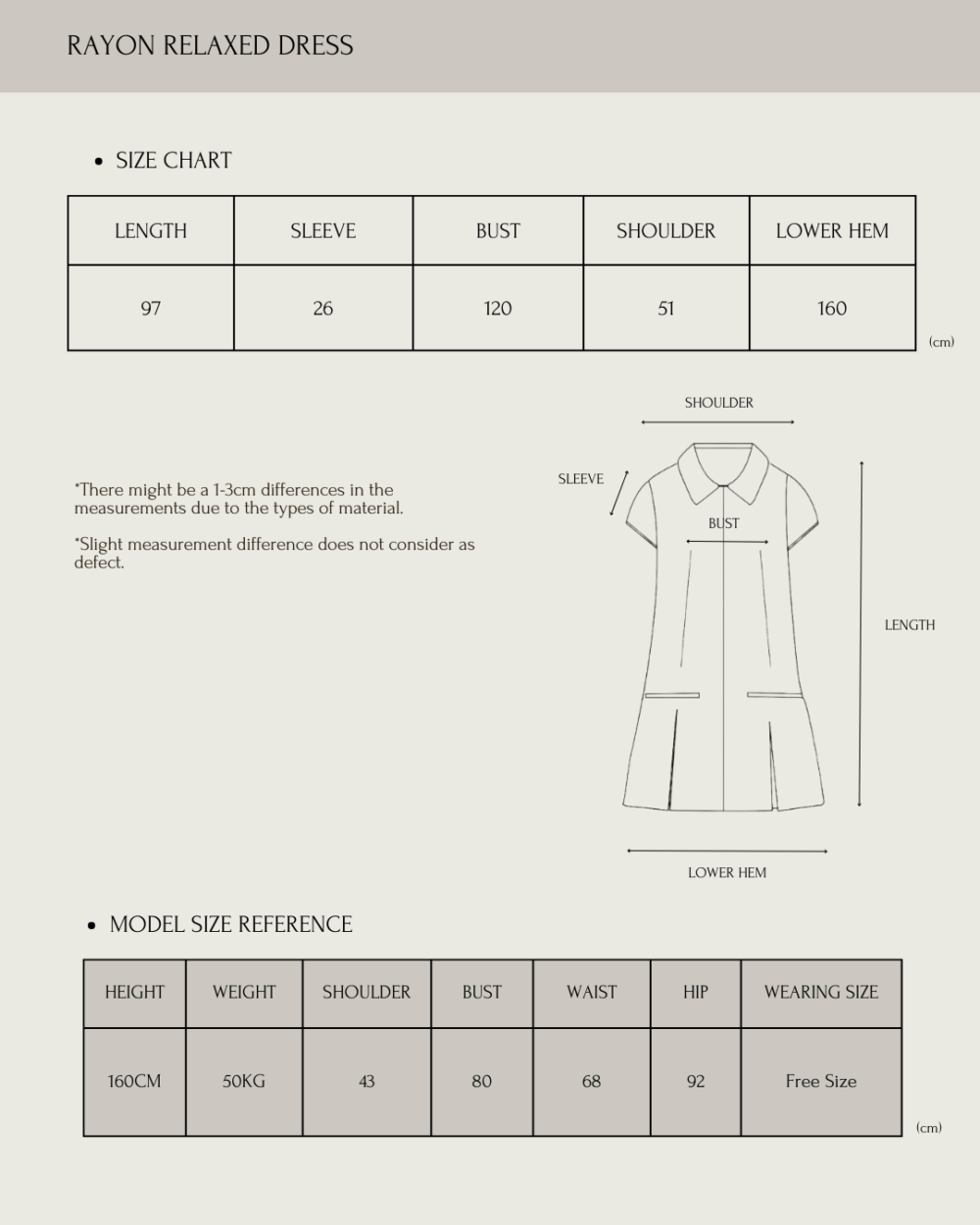 Rayon Relaxed Dress - 图片 5