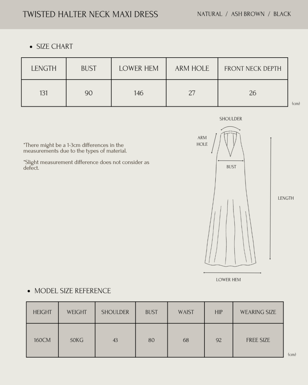 Twisted Halter Neck Maxi Dress - 图片 21