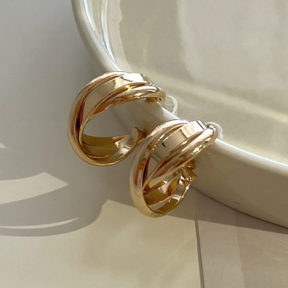 Triple Twist Earrings