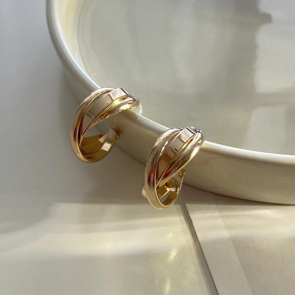 Triple Twist Earrings - Image 2