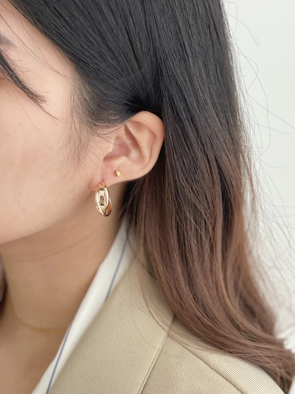 Triple Twist Earrings - Image 3